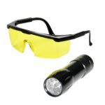 کیت نشت یاب uv مدل st k003 | لامپ uv + عینک سنت آلبانز