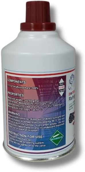 گاز R134A فراستبرگ آمریکا 340 گرم