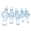 شیر سرویس ball valve بال ولو /شیر سرویس