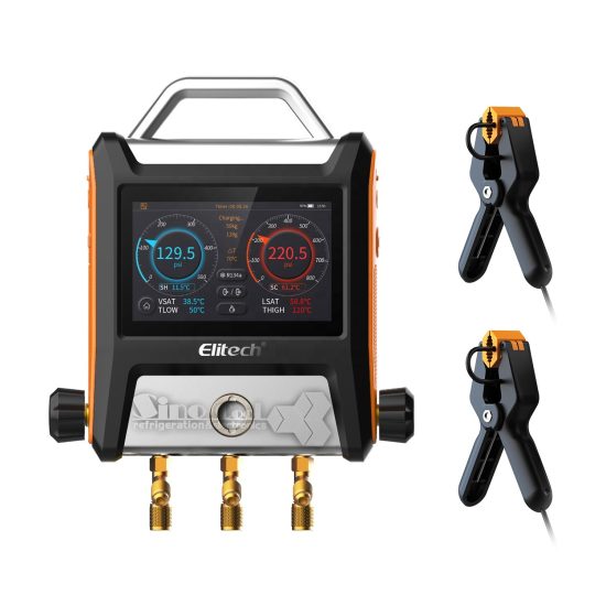 گیج دیجیتال هوشمندالیتک Elitech MS-2000 (اندازه‌گیری خلأ + بلوتوث + صفحه لمسی)